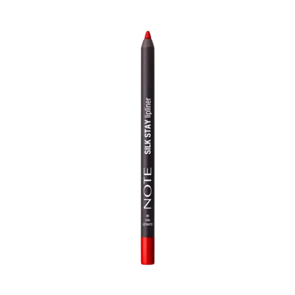 LÁPIS DELINEADOR DE LÁBIOS NOTE SILK STAY 08 SCARLET RED 1,2 GR
