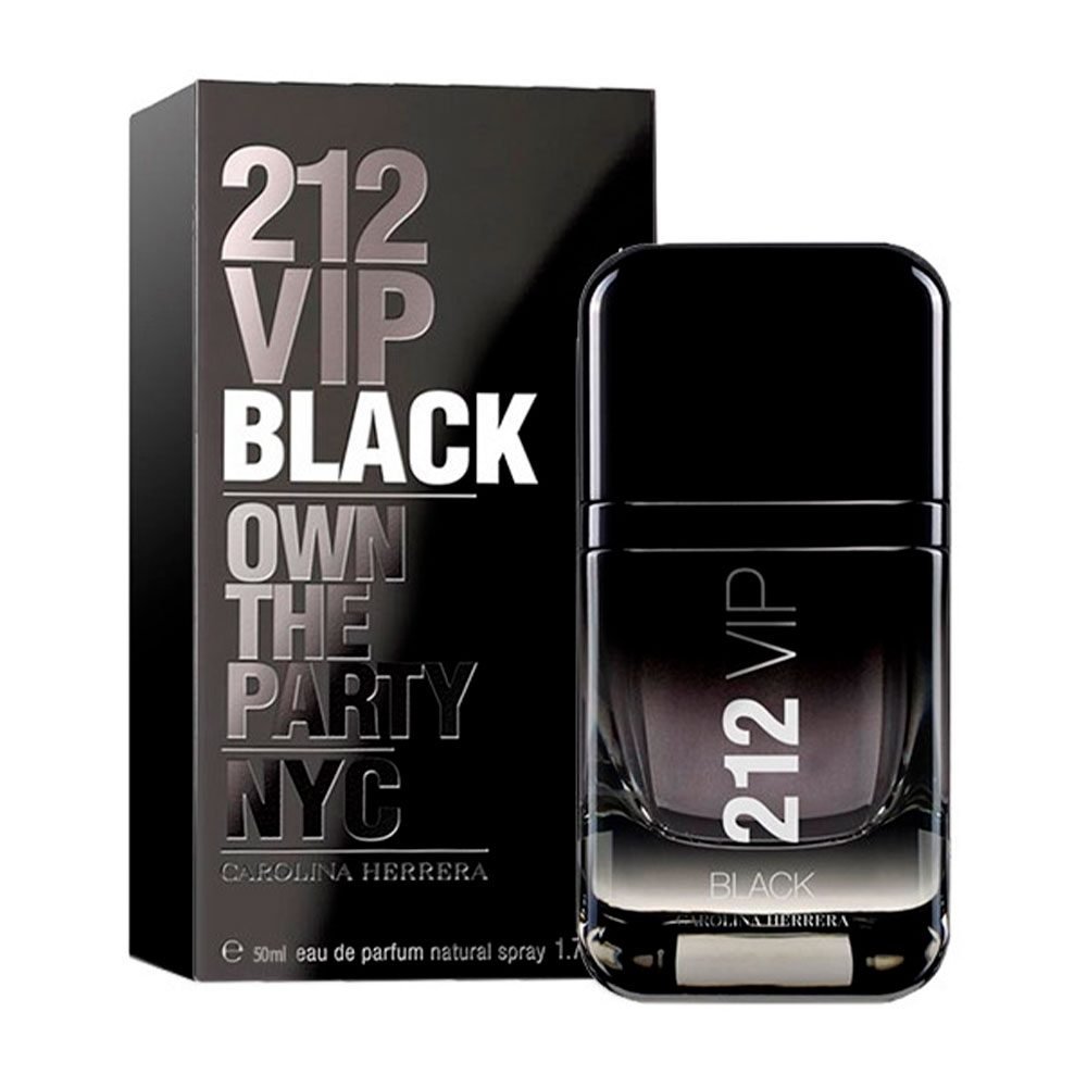 PERFUME CAROLINA HERRERA 212 VIP BLACK EDP 50ML