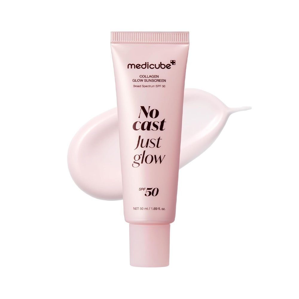 PROTETOR SOLAR MEDICUBE COLLAGEN GLOW NO CAST JUST GLOW SPF50 50 ML