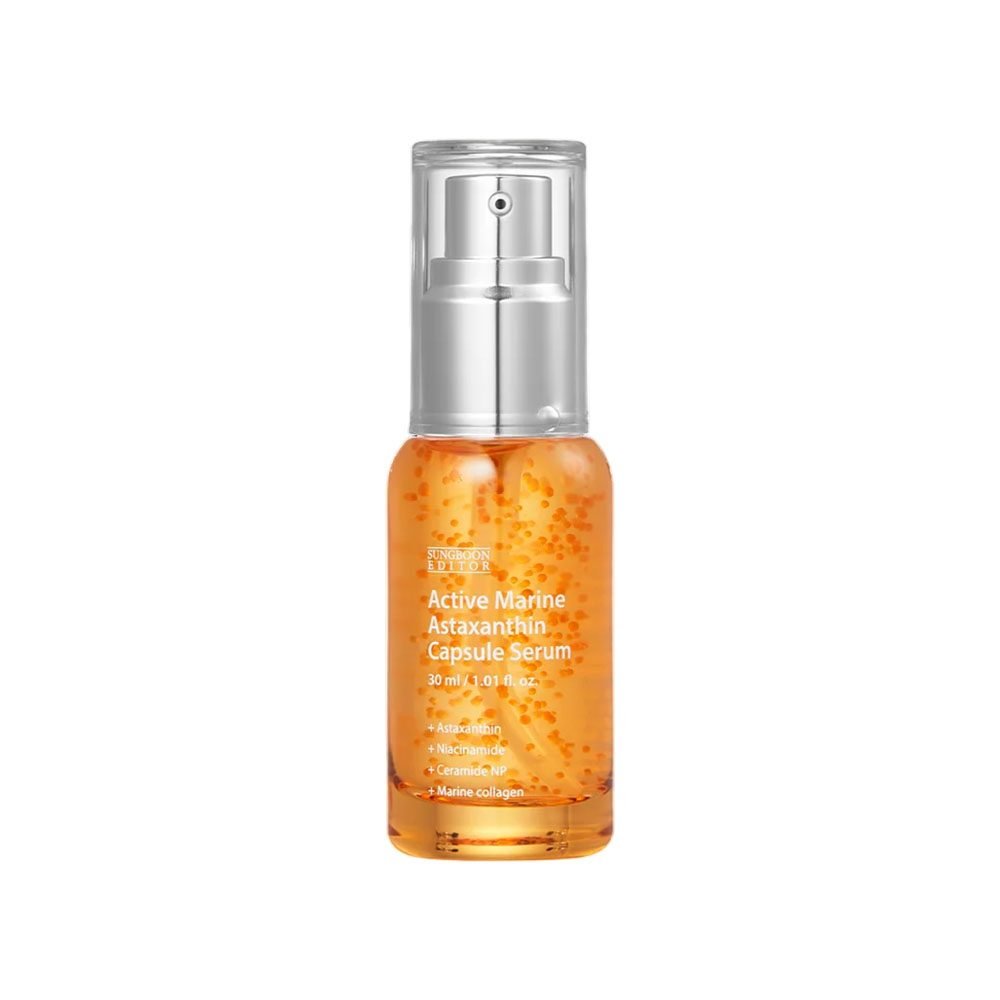 SÉRUM FACIAL SUNGBOON EDITOR ACTIVE MARINE ASTAXANTHIN CAPSULE 30 ML